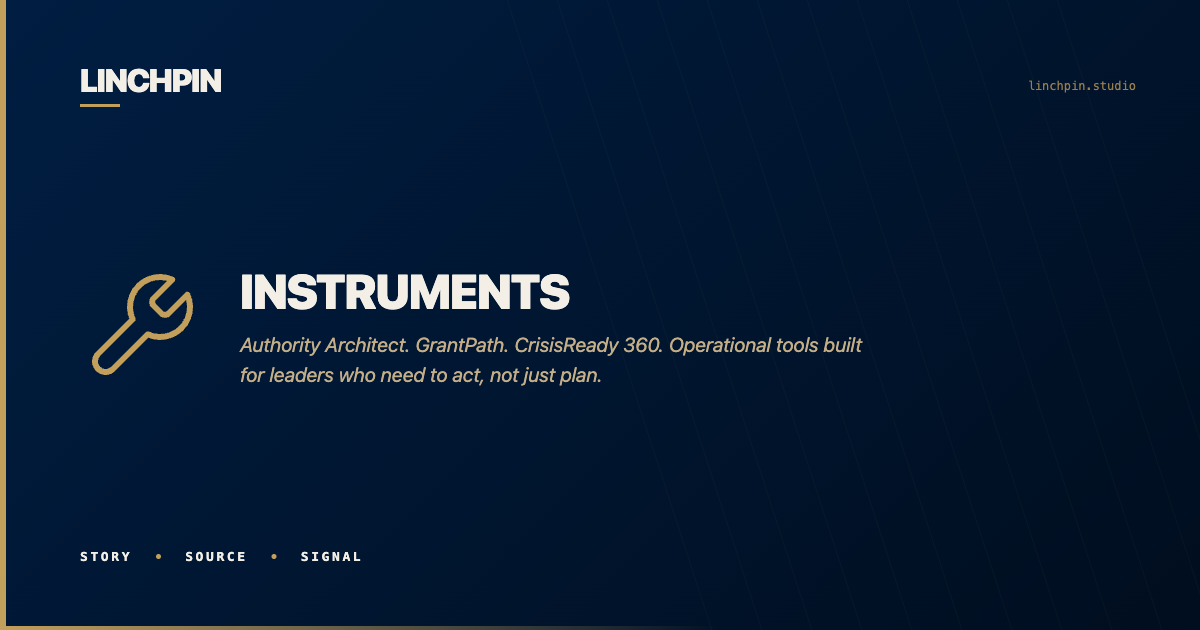 LINCHPIN | Instruments